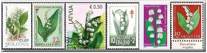 Briefmarkenmotiv Maigklöckchen