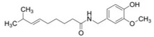 Strukturformel Capsaicin