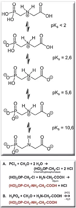 pKS Glyphosat und Synthese